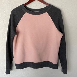 Urban outfitters project social t pink gray sweatshirt
